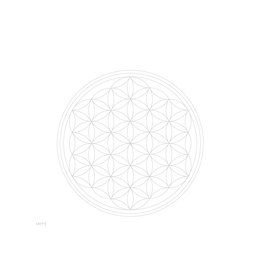 FLOWER OF LIFE 0,7 l Glasflasche