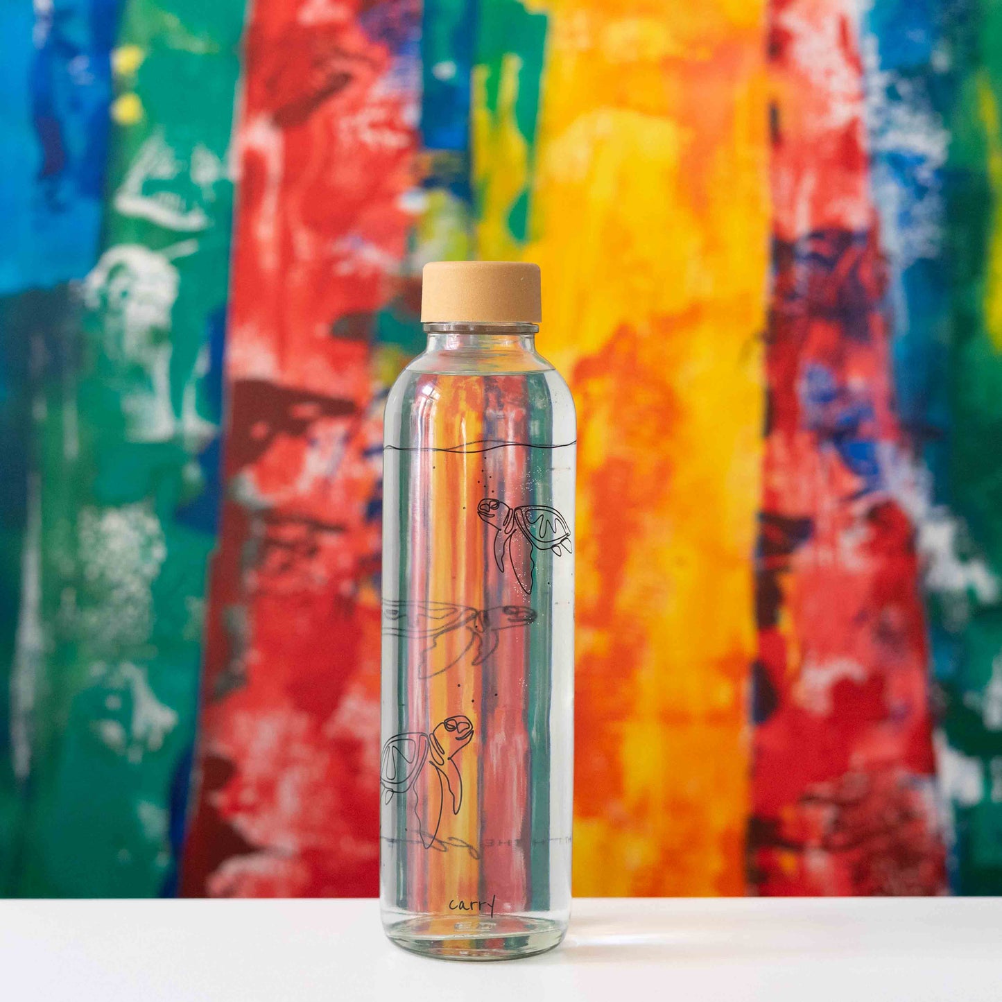 GO WITH THE FLOW 0.7 l Glass Bottle