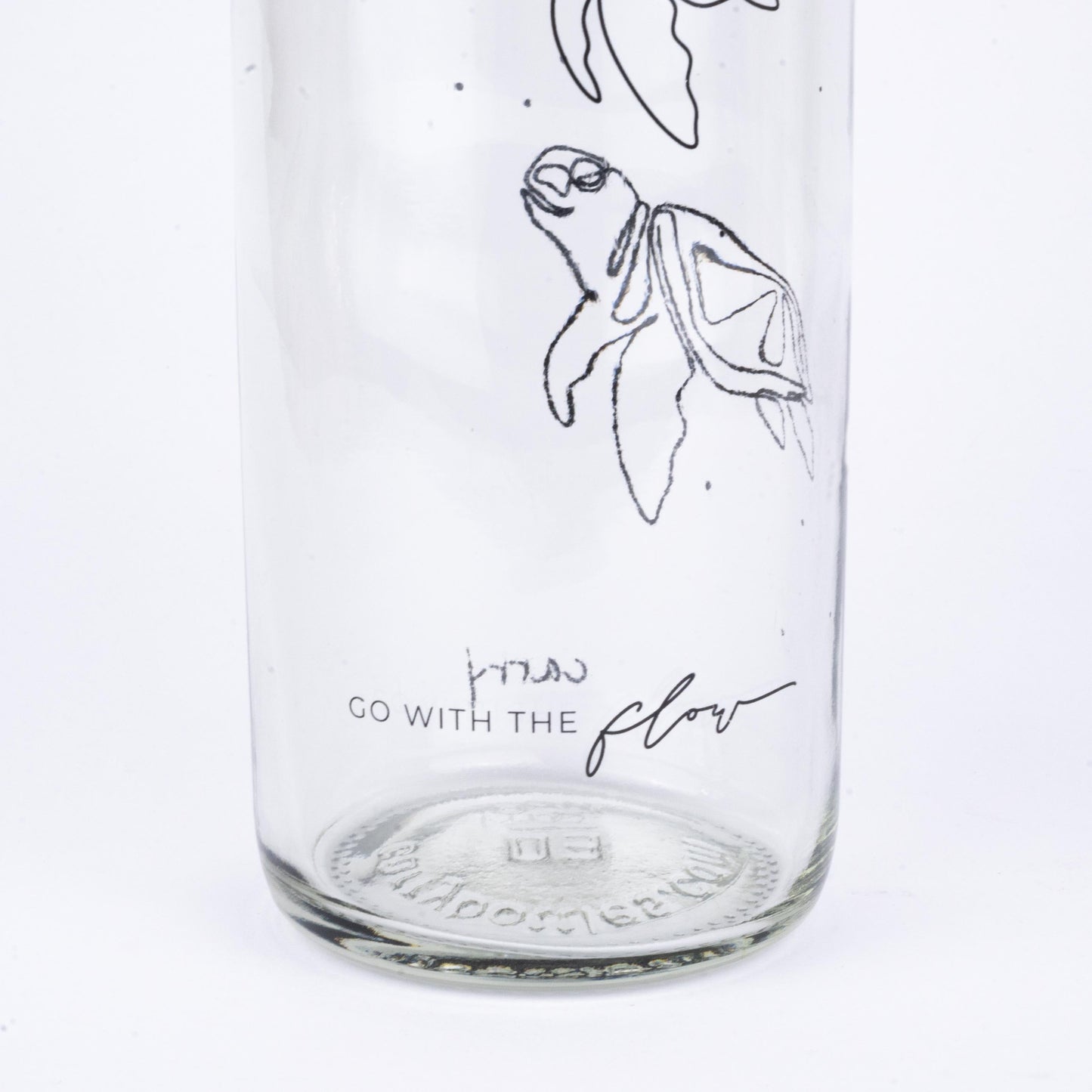 GO WITH THE FLOW 0.7 l Glass Bottle
