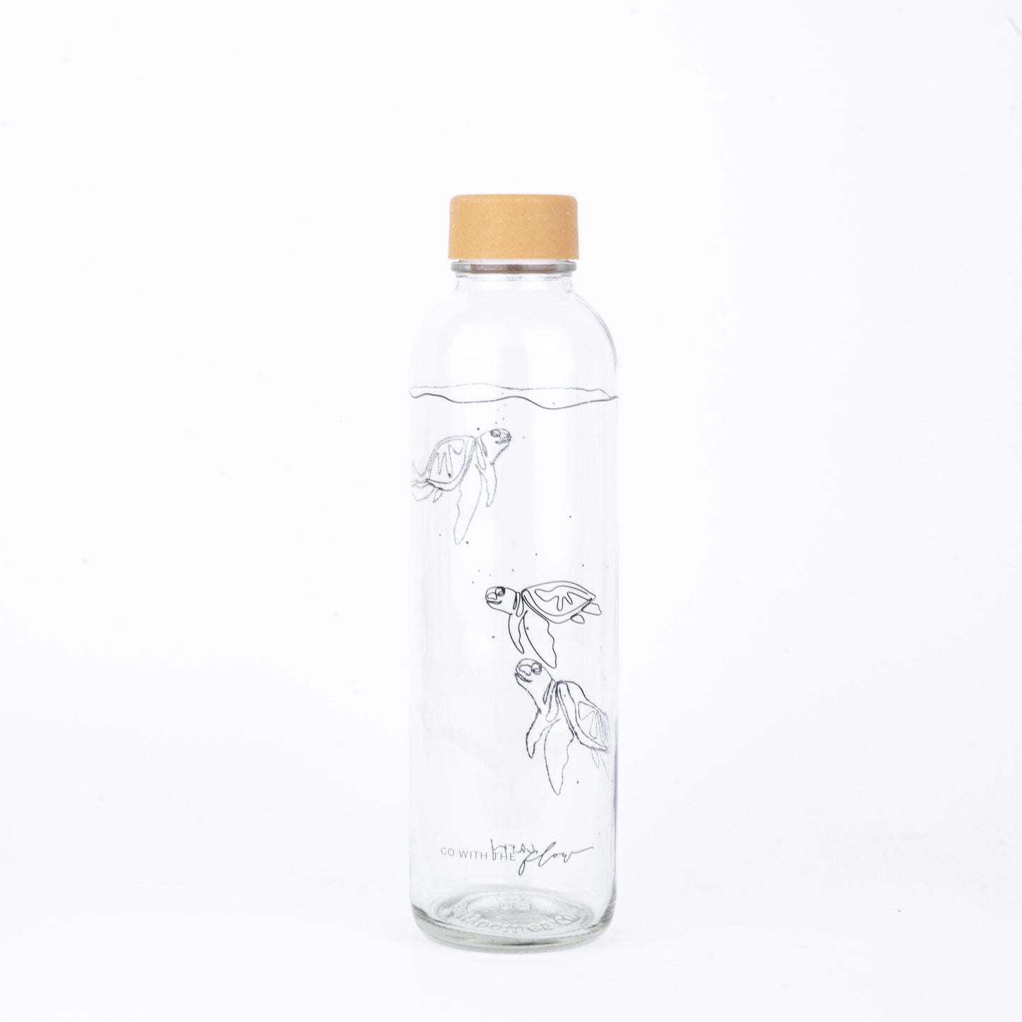 GO WITH THE FLOW 0.7 l Glass Bottle