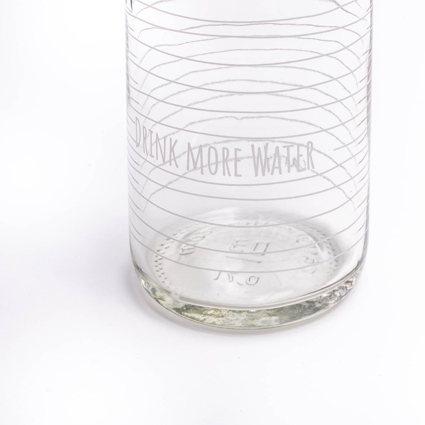 WATER IS LIFE 1.0 l Glass Bottle